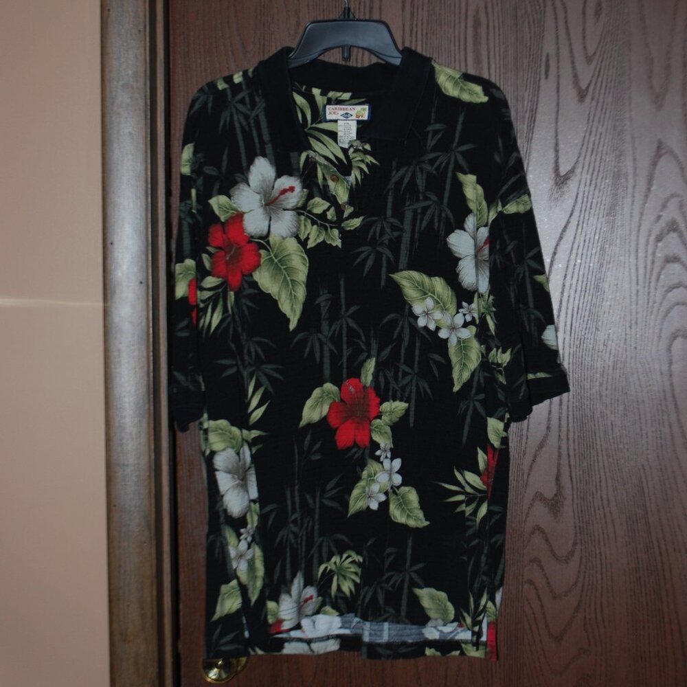 Caribbean Joe Tropical Polo Shirt - XXL